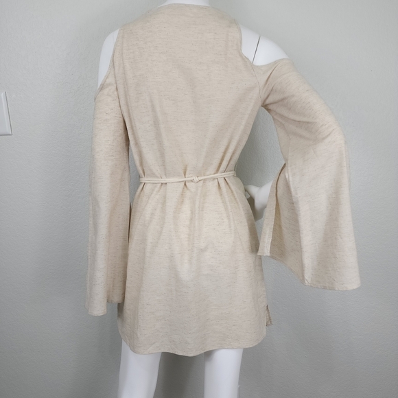 Anthropology Above Mediocre Taste Boho Linen Coastal Cowgirl Dress Size S - Picture 5 of 12